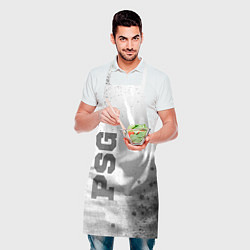 Фартук кулинарный PSG - white gradient вертикально, цвет: 3D-принт — фото 2