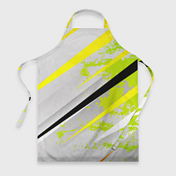 Фартук Color white light green