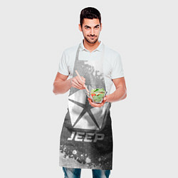 Фартук кулинарный Jeep - grey gradient, цвет: 3D-принт — фото 2