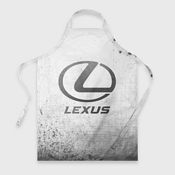 Фартук кулинарный Lexus - white gradient, цвет: 3D-принт