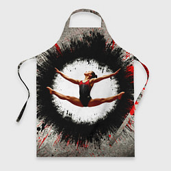 Фартук Воздушная гимнастика на сером