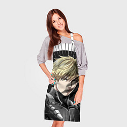 Фартук кулинарный Генос one punch man, цвет: 3D-принт — фото 2