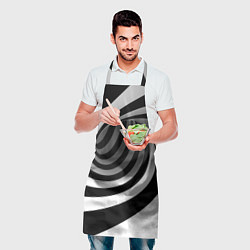 Фартук кулинарный Иллюзия закручивание, цвет: 3D-принт — фото 2