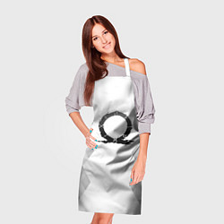 Фартук кулинарный God of War white poly, цвет: 3D-принт — фото 2