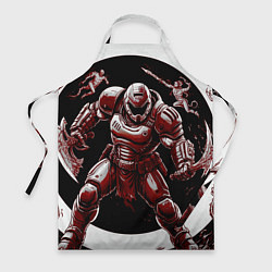 Фартук кулинарный Doom red guardian, цвет: 3D-принт