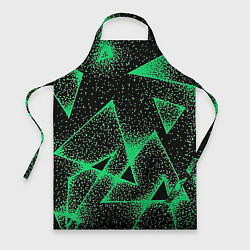 Фартук A light green triangle with dots
