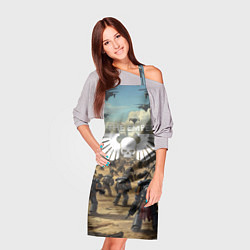 Фартук кулинарный Warhammer 40k поле боя, цвет: 3D-принт — фото 2