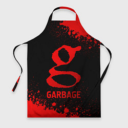 Фартук кулинарный Garbage - red gradient, цвет: 3D-принт