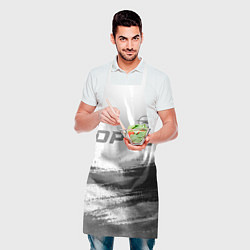 Фартук кулинарный Opel - white gradient посередине, цвет: 3D-принт — фото 2