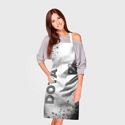 Фартук кулинарный Dota - white gradient вертикально, цвет: 3D-принт — фото 2