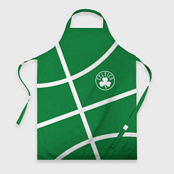Фартук кулинарный Boston Celtics green, цвет: 3D-принт