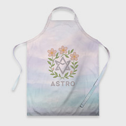 Фартук кулинарный Astro цветочный логотип, цвет: 3D-принт