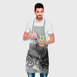 Фартук кулинарный Nazareth - grey gradient посередине, цвет: 3D-принт — фото 2