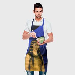 Фартук кулинарный Билли Айлиш в образе фараона, цвет: 3D-принт — фото 2
