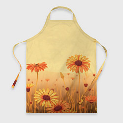 Фартук Цветы на закате