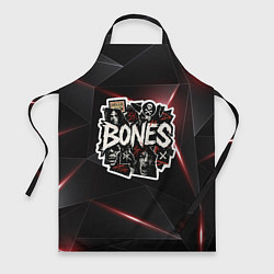 Фартук кулинарный Bones logo stickers, цвет: 3D-принт