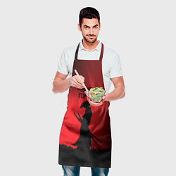 Фартук кулинарный Самурай на пути, цвет: 3D-принт — фото 2