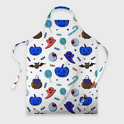 Фартук кулинарный Halloween white, цвет: 3D-принт