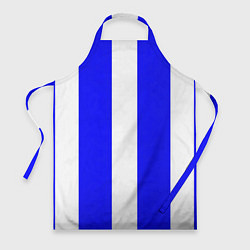 Фартук Color white blue line