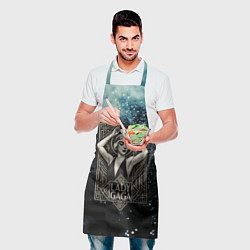 Фартук кулинарный Lady Gaga ретро, цвет: 3D-принт — фото 2