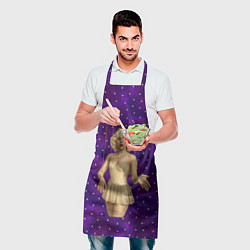Фартук кулинарный Леди Гага марионетка, цвет: 3D-принт — фото 2