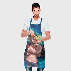Фартук кулинарный Милашка Сиратори Айра Дандадан, цвет: 3D-принт — фото 2