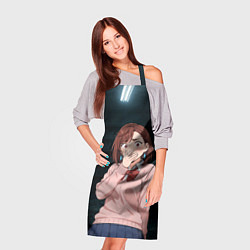 Фартук кулинарный Испуганная Сиратори Айра, цвет: 3D-принт — фото 2