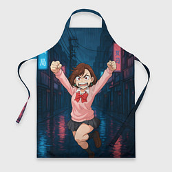 Фартук кулинарный Сиратори Айра в ярости, цвет: 3D-принт