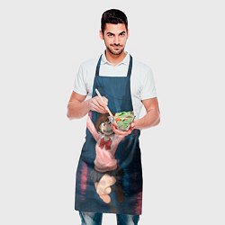 Фартук кулинарный Сиратори Айра в ярости, цвет: 3D-принт — фото 2