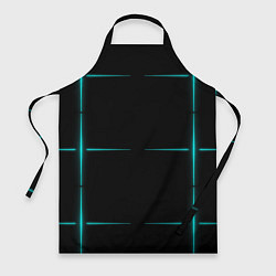 Фартук Color black blue stripes
