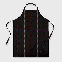 Фартук Color black orange green crosses