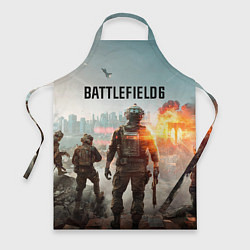 Фартук кулинарный Солдаты из Battlefield 6, цвет: 3D-принт