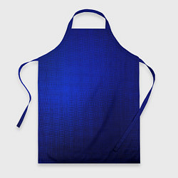 Фартук кулинарный Синий с затемнением текстура, цвет: 3D-принт