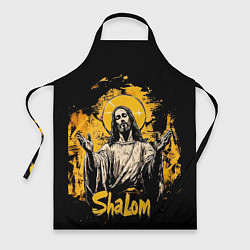 Фартук кулинарный Jesus shalom, цвет: 3D-принт