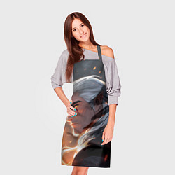 Фартук кулинарный Ведьмак в аниме стиле, цвет: 3D-принт — фото 2