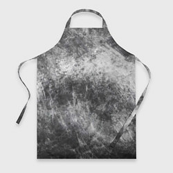 Фартук Абстракция - black and white metal scuffs
