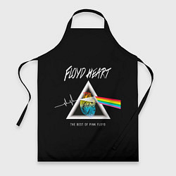Фартук кулинарный Pink Floyd сердце, цвет: 3D-принт