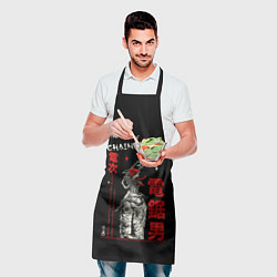 Фартук кулинарный Человек бензопила, цвет: 3D-принт — фото 2