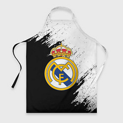 Фартук кулинарный Real Madrid текстура штрихи, цвет: 3D-принт