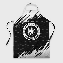 Фартук кулинарный Chelsea штрихи красок текстура, цвет: 3D-принт