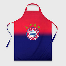 Фартук кулинарный Бавария Мюнхен градиент, цвет: 3D-принт