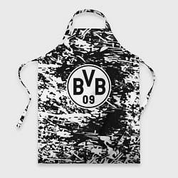 Фартук кулинарный Боруссиа белые краски, цвет: 3D-принт