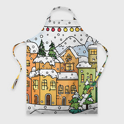 Фартук Новогодний снегопад