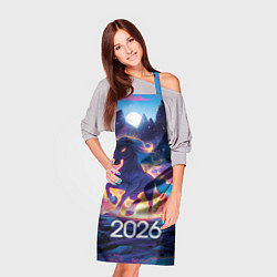 Фартук кулинарный 2026 Фэнтези лошадка, цвет: 3D-принт — фото 2