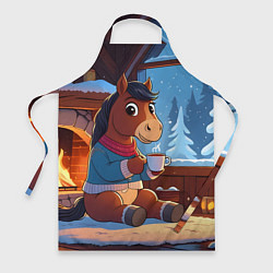 Фартук Лошадка у камина