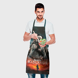 Фартук кулинарный Главные герои Хищник планета смерти, цвет: 3D-принт — фото 2