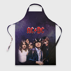 Фартук кулинарный AC/DC, цвет: 3D-принт