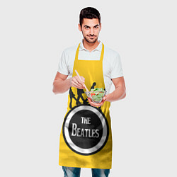 Фартук кулинарный The Beatles: Yellow Vinyl, цвет: 3D-принт — фото 2
