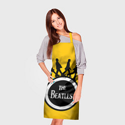 Фартук кулинарный The Beatles: Yellow Vinyl, цвет: 3D-принт — фото 2