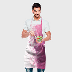 Фартук кулинарный Белый и розовый, цвет: 3D-принт — фото 2